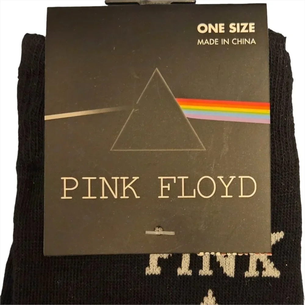 NWT Licensed Pink Floyd Socks